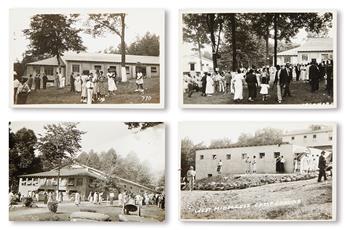 (RELIGION.) NATIONAL ASSOCIATION OF THE CHURCH OF GOD. Group of 13 real photo post cards of this famous Pennsylvania campground.